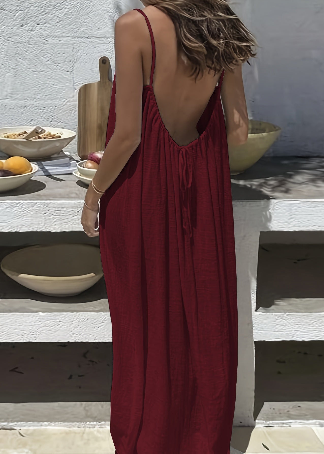 Isla Backless Maxi Dress