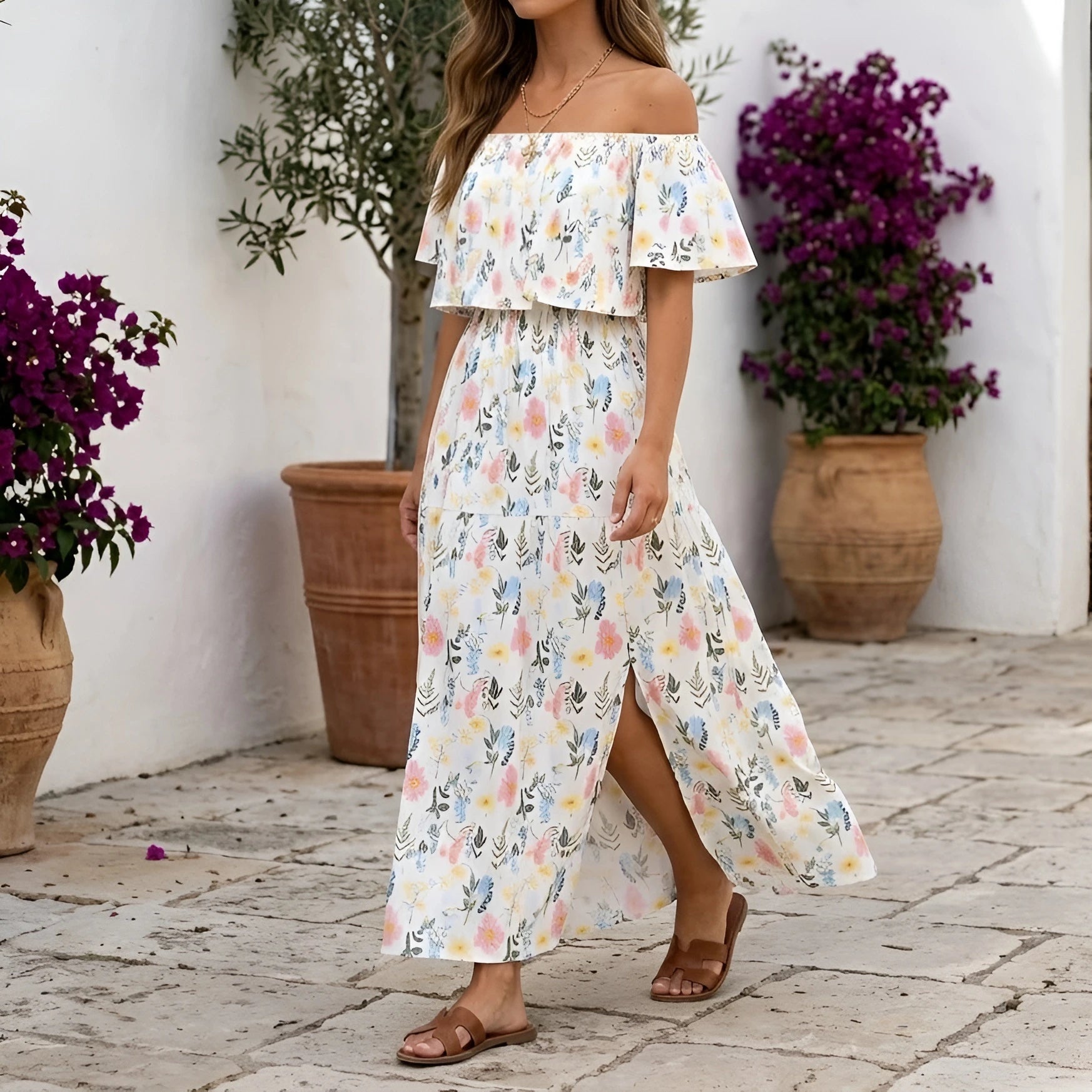 Willow Maxi Dress on real woman